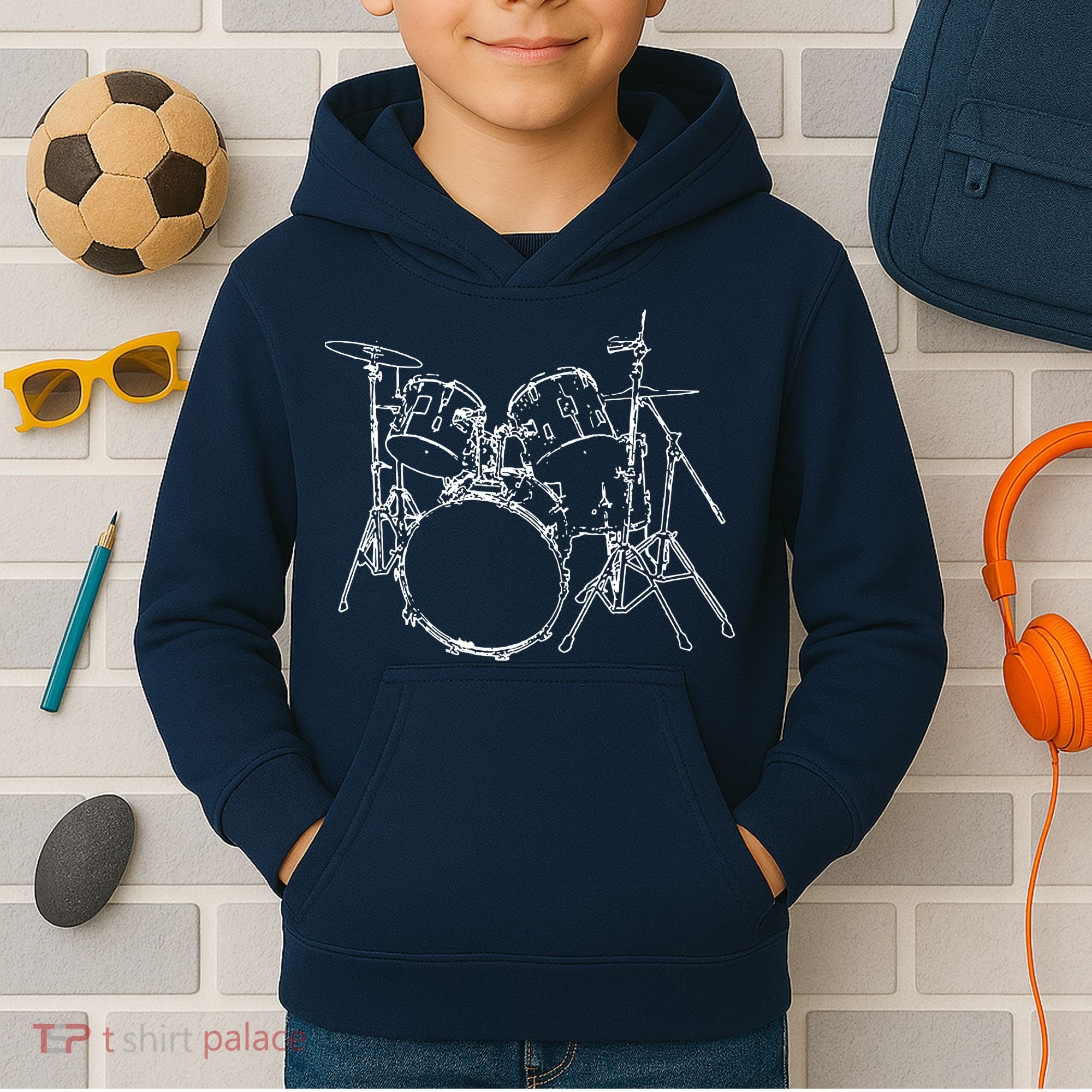 Drums Kids Hoodie
