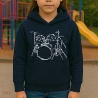 Drums Kids Hoodie thumb 3