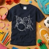 Drums Kids T-Shirt thumb 3