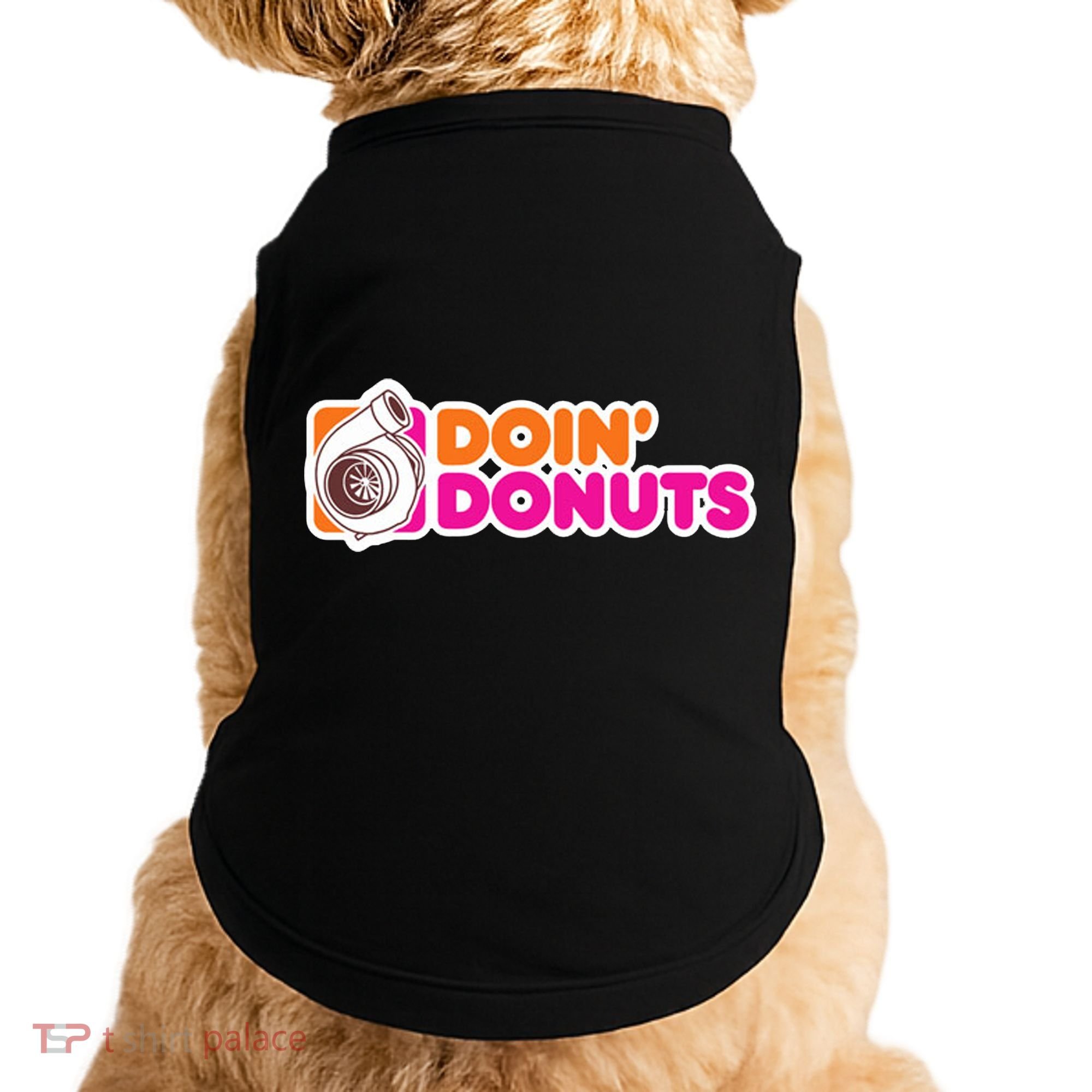 Doin Donuts Racing Fast Car Doggie Tank