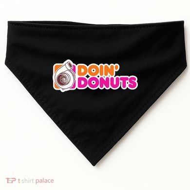 Doin Donuts Racing Fast Car USA-Made Doggie Bandana