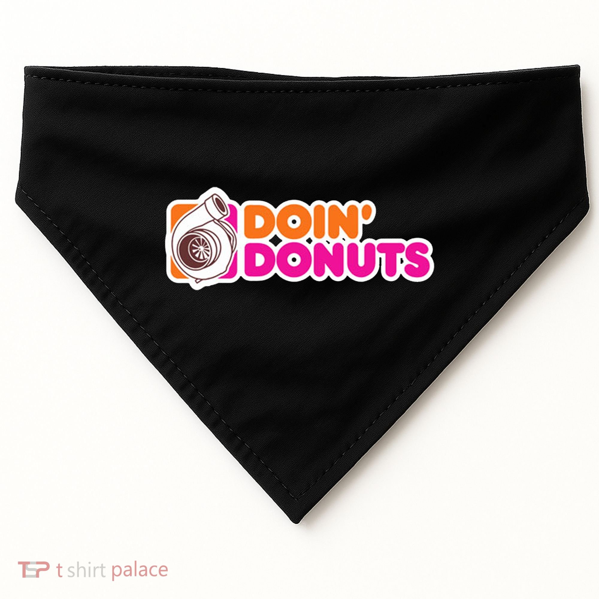 Doin Donuts Racing Fast Car USA-Made Doggie Bandana