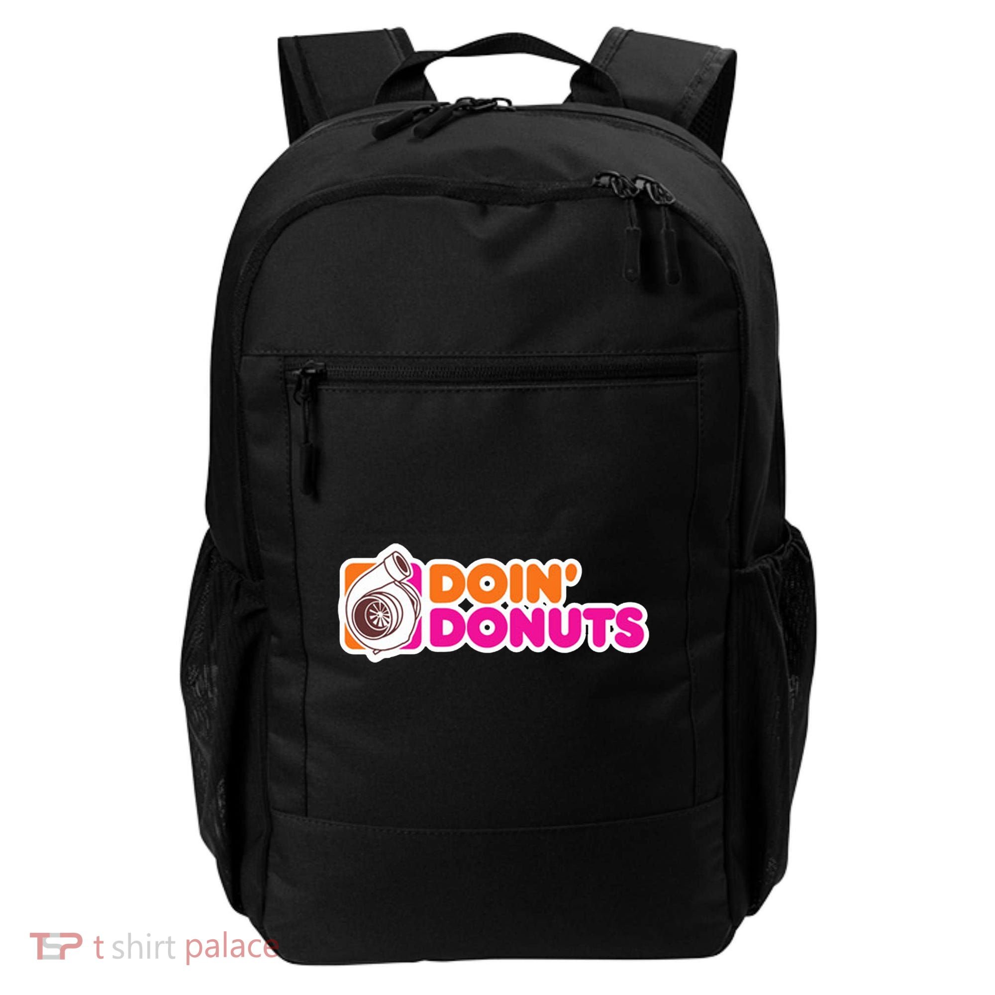 Doin Donuts Racing Fast Car Backpack