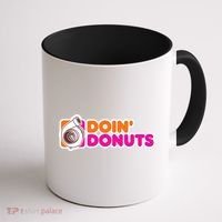 Doin Donuts Racing Fast Car Coffee Mug thumb 1