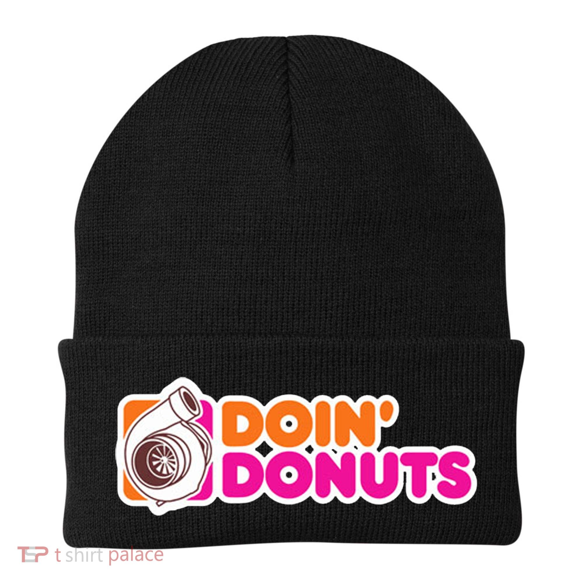 Doin Donuts Racing Fast Car Beanie
