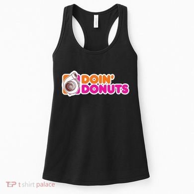 Doin Donuts Racing Fast Car Women's Tank Top