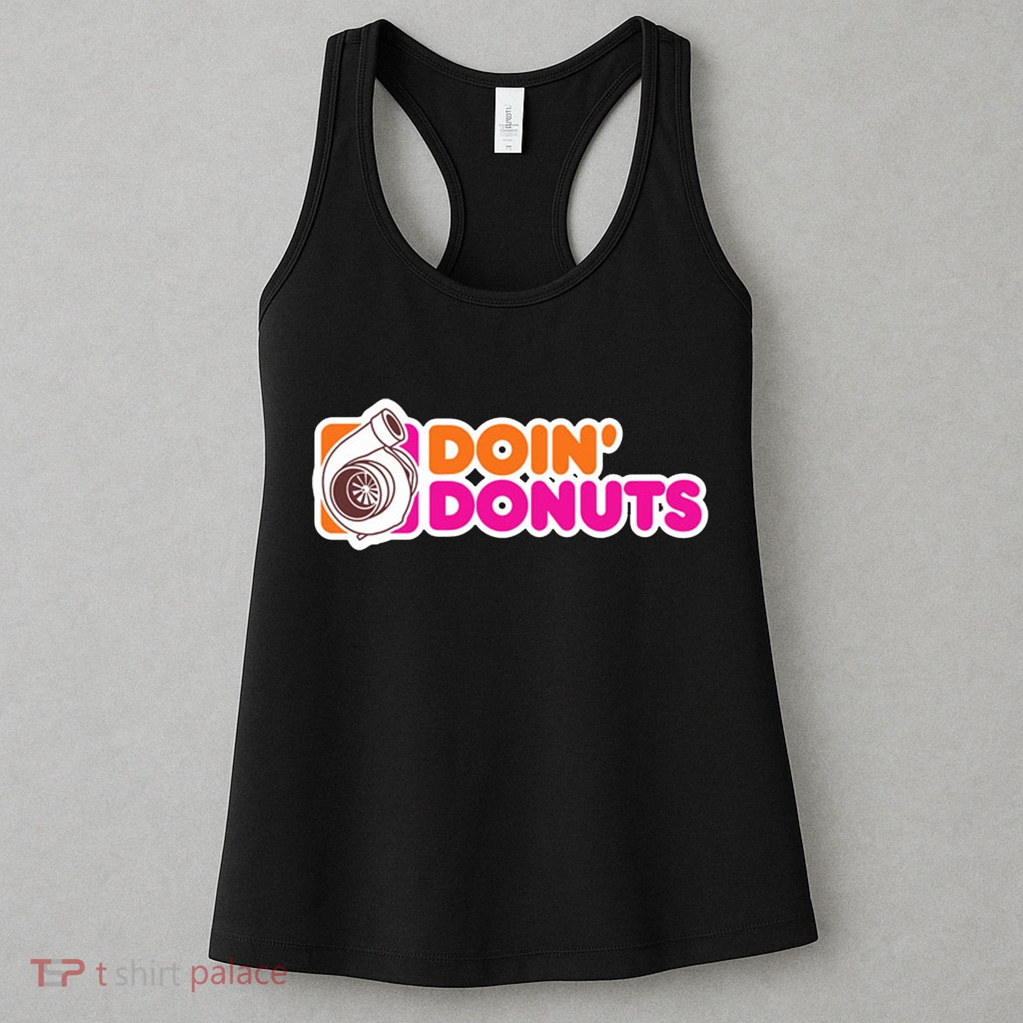 Doin Donuts Racing Fast Car Women's Tank Top
