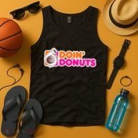 Doin Donuts Racing Fast Car Tank Top thumb 4