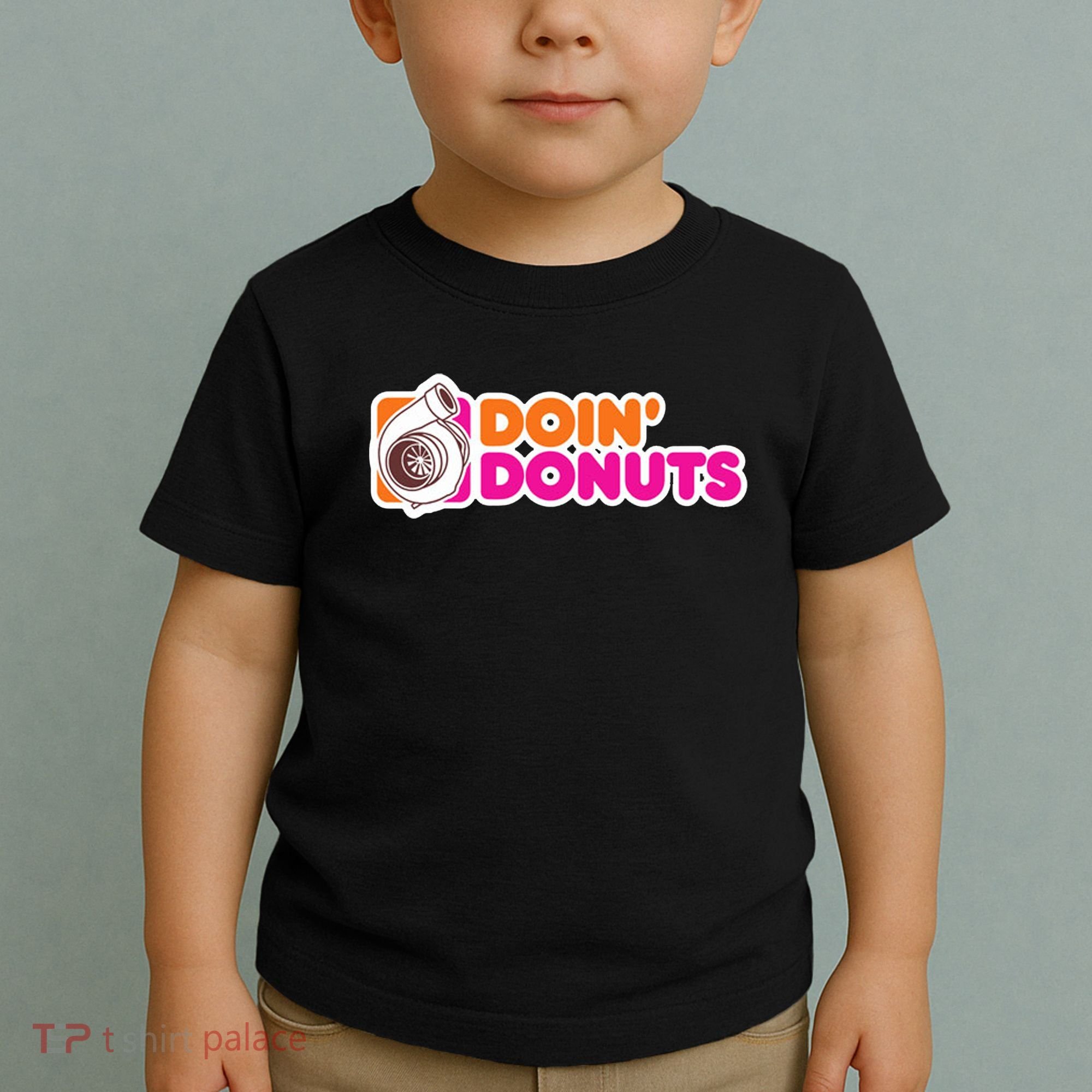 Doin Donuts Racing Fast Car Toddler T-Shirt