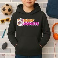 Doin Donuts Racing Fast Car Kids Hoodie thumb 2