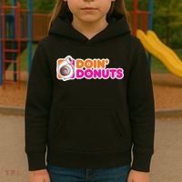 Doin Donuts Racing Fast Car Kids Hoodie thumb 3