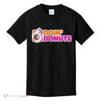 Doin Donuts Racing Fast Car Kids T-Shirt thumb 0