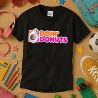 Doin Donuts Racing Fast Car Kids T-Shirt thumb 3
