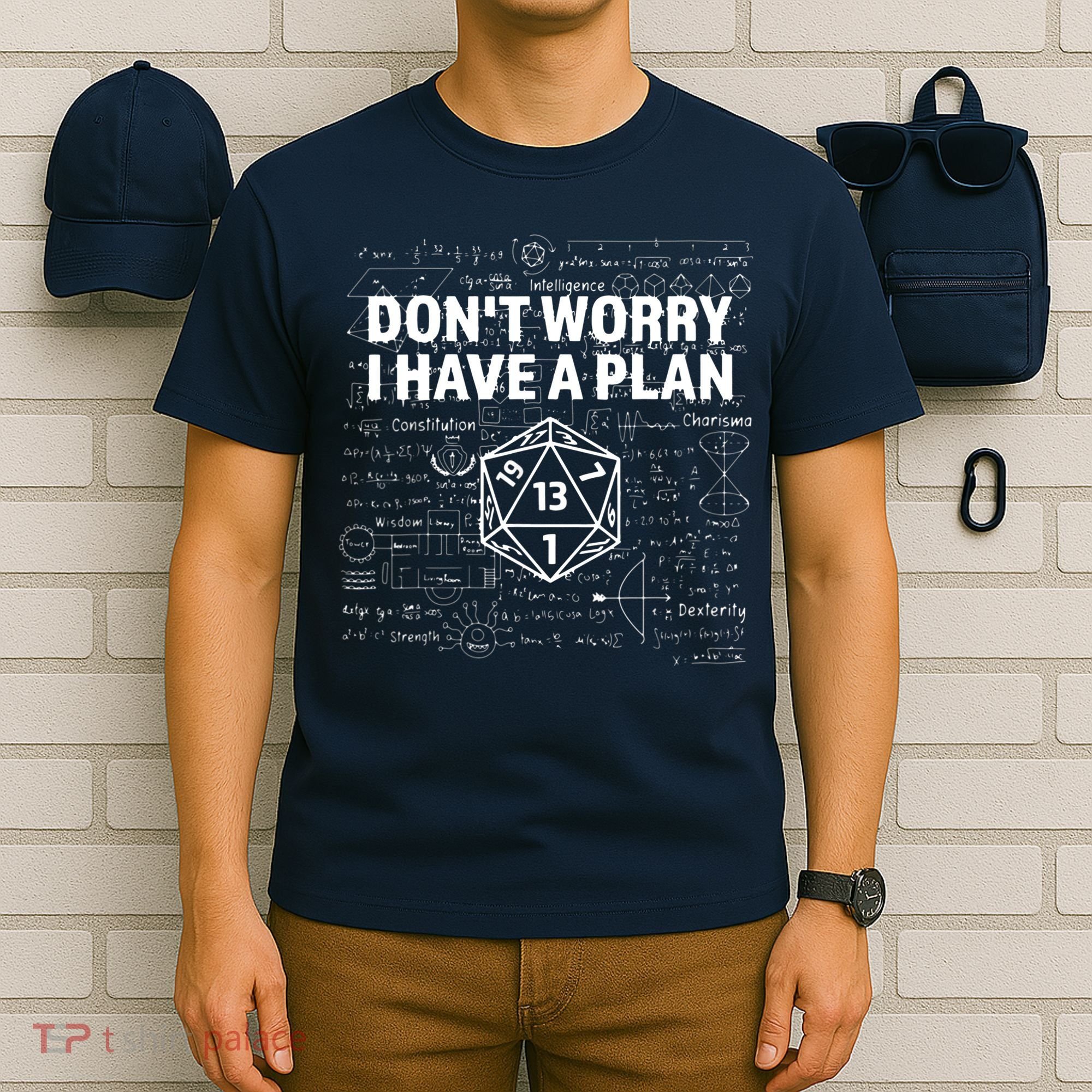 D.20 Dice Roll 1 Funny Dungeon Gamer Critical Fail Dragon T-Shirt