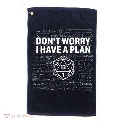 D.20 Dice Roll 1 Funny Dungeon Gamer Critical Fail Dragon Golf Towel