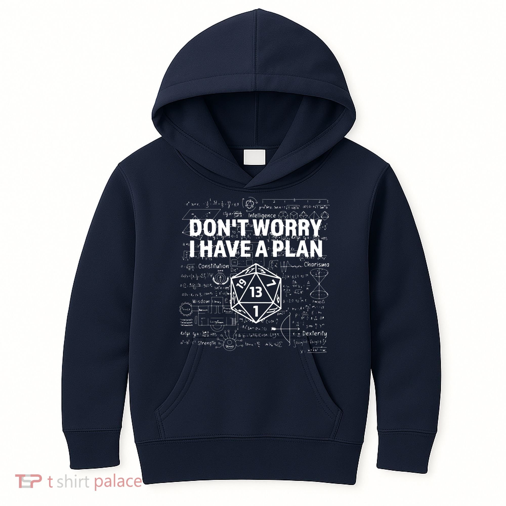 D.20 Dice Roll 1 Funny Dungeon Gamer Critical Fail Dragon Kids Hoodie