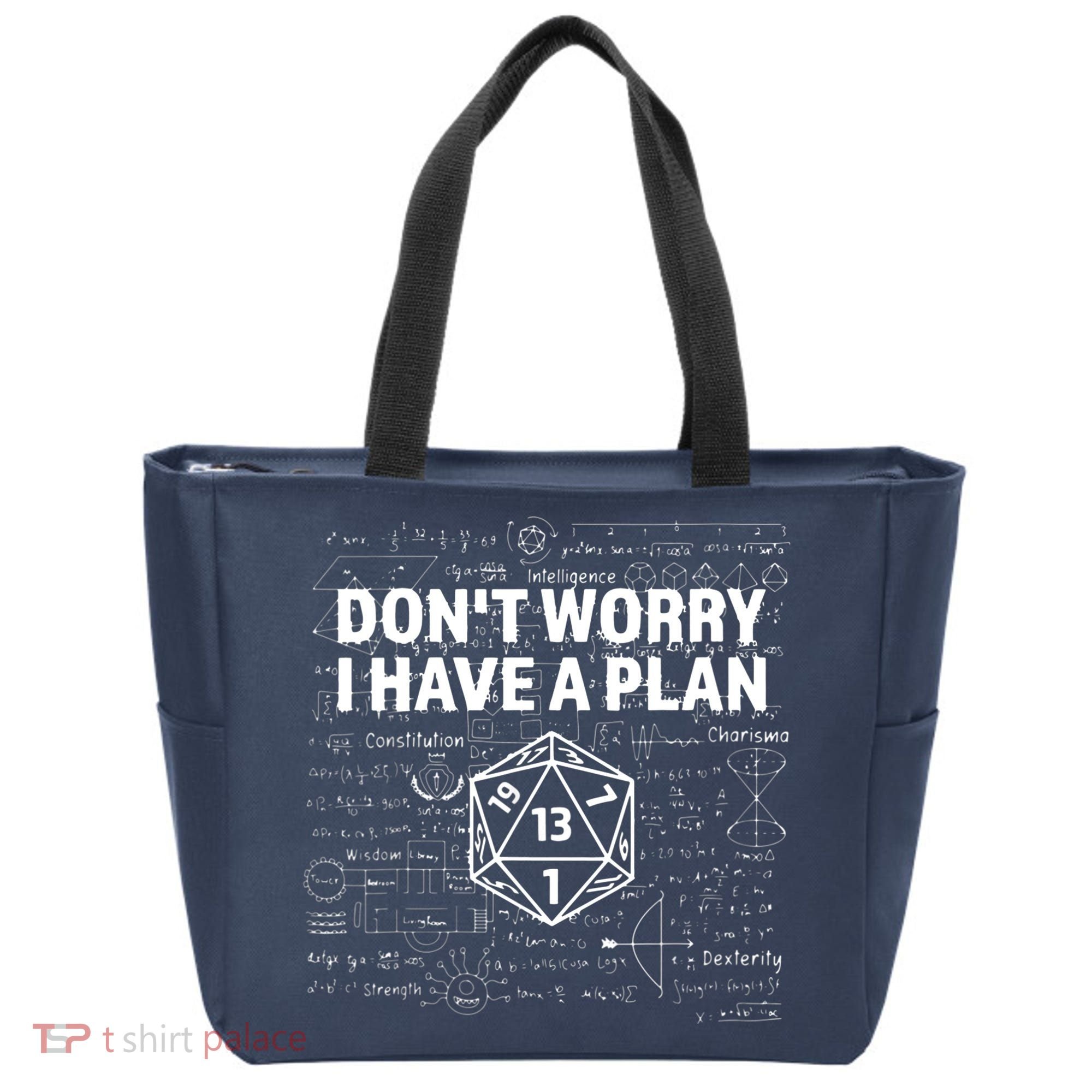 D.20 Dice Roll 1 Funny Dungeon Gamer Critical Fail Dragon Tote Bag
