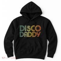 Disco Daddy Retro 60s 70s Party Costume Dad Fathers Day Hoodie thumb 0