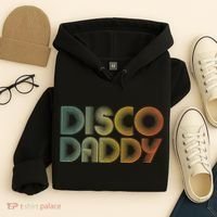 Disco Daddy Retro 60s 70s Party Costume Dad Fathers Day Hoodie thumb 4