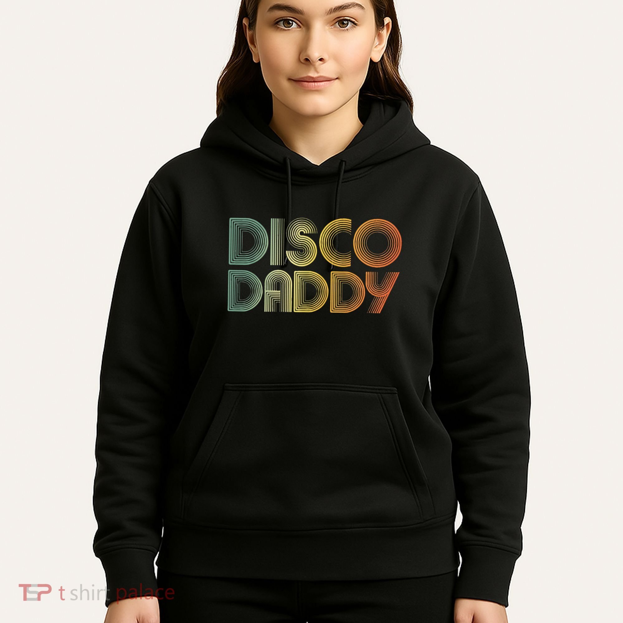 Disco Daddy Retro 60s 70s Party Costume Dad Fathers Day Hoodie