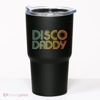 Disco Daddy Retro 60s 70s Party Costume Dad Fathers Day Tumbler thumb 0