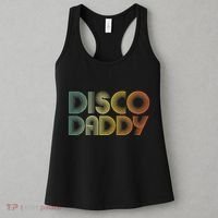 Disco Daddy Retro 60s 70s Party Costume Dad Fathers Day Women's Tank Top thumb 3