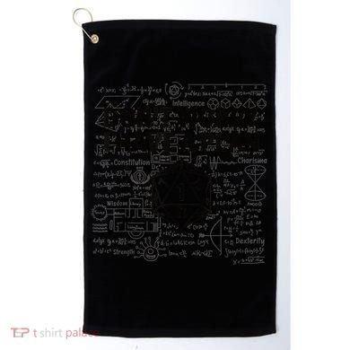 D20 Dice Roll 1 Funny Dungeon Gamer Critical Fail Dragon Golf Towel