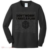 D20 Dice Roll 1 Funny Dungeon Gamer Critical Fail Dragon Kids Long Sleeve Shirt thumb 0