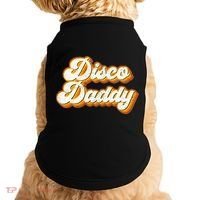 Disco Daddy Retro Matching60s 70s Party CostumeDad Doggie Tank thumb 0