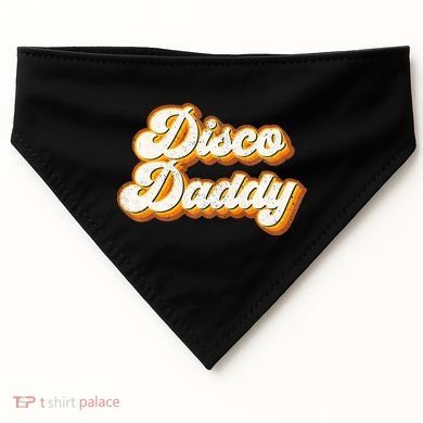 Disco Daddy Retro Matching60s 70s Party CostumeDad USA-Made Doggie Bandana