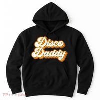 Disco Daddy Retro Matching60s 70s Party CostumeDad Hoodie thumb 0