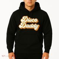 Disco Daddy Retro Matching60s 70s Party CostumeDad Hoodie thumb 2