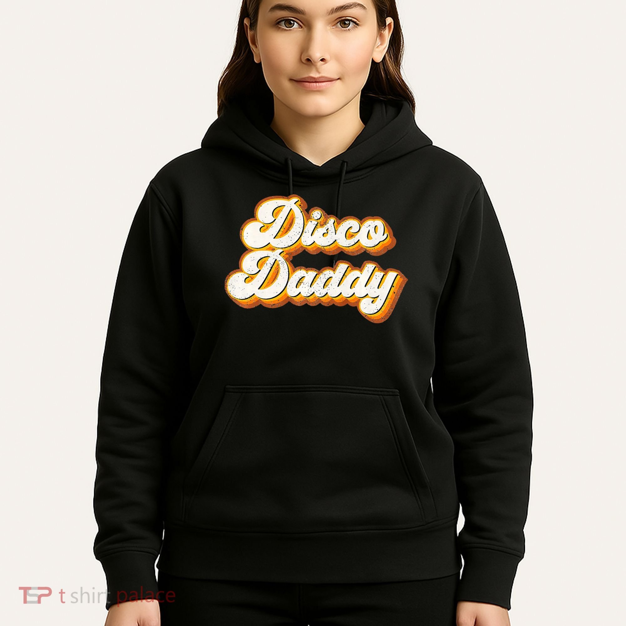 Disco Daddy Retro Matching60s 70s Party CostumeDad Hoodie