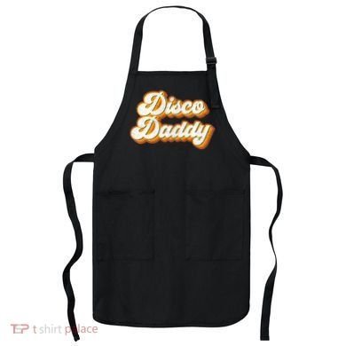 Disco Daddy Retro Matching60s 70s Party CostumeDad Apron
