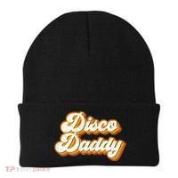 Disco Daddy Retro Matching60s 70s Party CostumeDad Beanie thumb 0