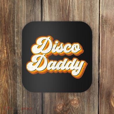 Disco Daddy Retro Matching60s 70s Party CostumeDad Coaster