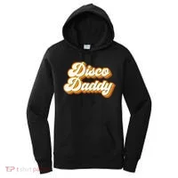 Disco Daddy Retro Matching60s 70s Party CostumeDad Women's Hoodie thumb 0