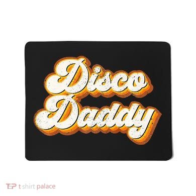 Disco Daddy Retro Matching60s 70s Party CostumeDad Mousepad