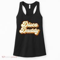 Disco Daddy Retro Matching60s 70s Party CostumeDad Women's Tank Top thumb 0