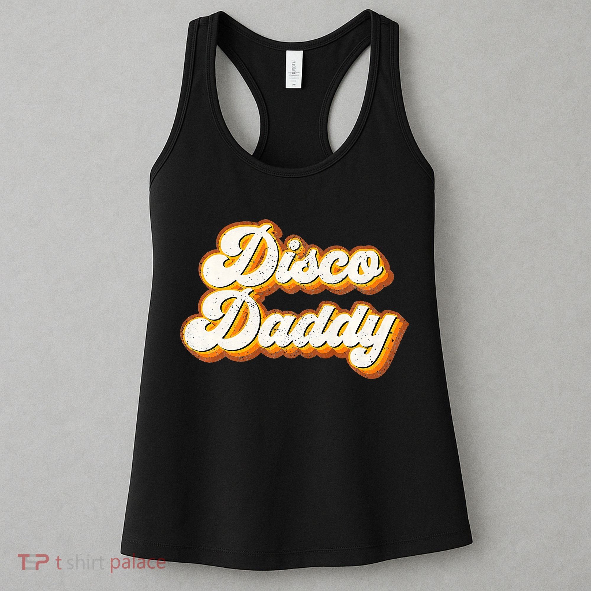 Disco Daddy Retro Matching60s 70s Party CostumeDad Women's Tank Top