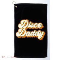 Disco Daddy Retro Matching60s 70s Party CostumeDad Golf Towel thumb 0
