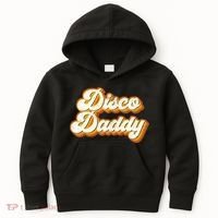 Disco Daddy Retro Matching60s 70s Party CostumeDad Kids Hoodie thumb 0