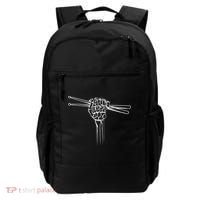 Drummer Drum Sticks Skeleton Hand Horns Backpack thumb 0