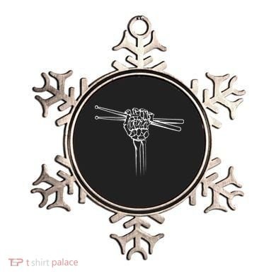 Drummer Drum Sticks Skeleton Hand Horns Ornament