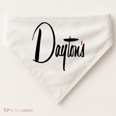 Defunct Dept Store Dayton's USA-Made Doggie Bandana