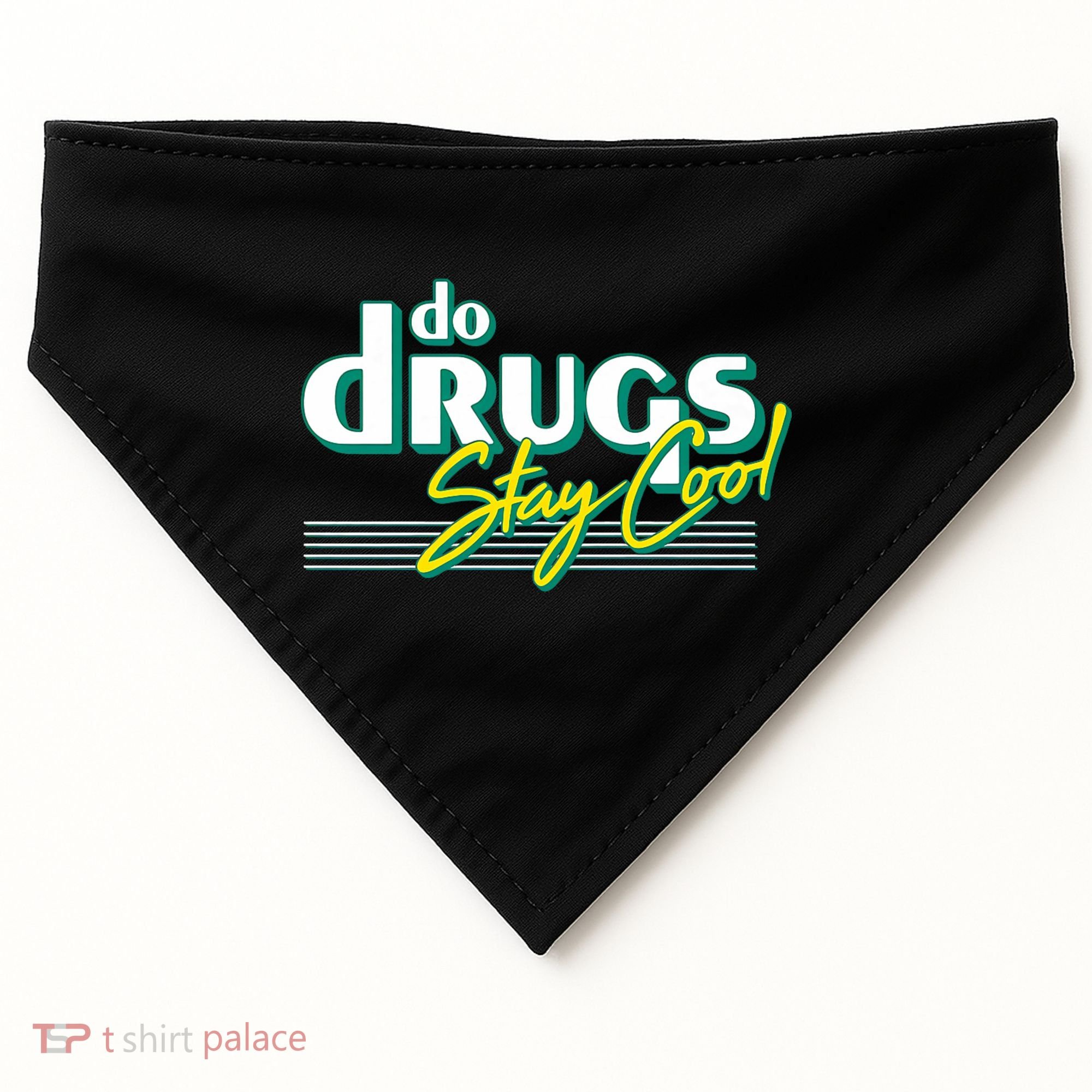 Do Drugs Stay Cool USA-Made Doggie Bandana