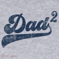 Dad2 Dad Squared Gifts Father Of Two Daddy 2 Second Time Dad Women's Sweatshirt thumb 2