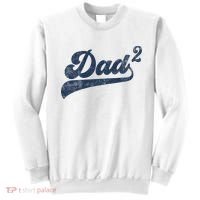 Dad2 Dad Squared Gifts Father Of Two Daddy 2 Second Time Dad Sweatshirt thumb 0