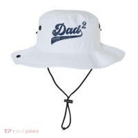 Dad2 Dad Squared Gifts Father Of Two Daddy 2 Second Time Dad Bucket Hat thumb 0