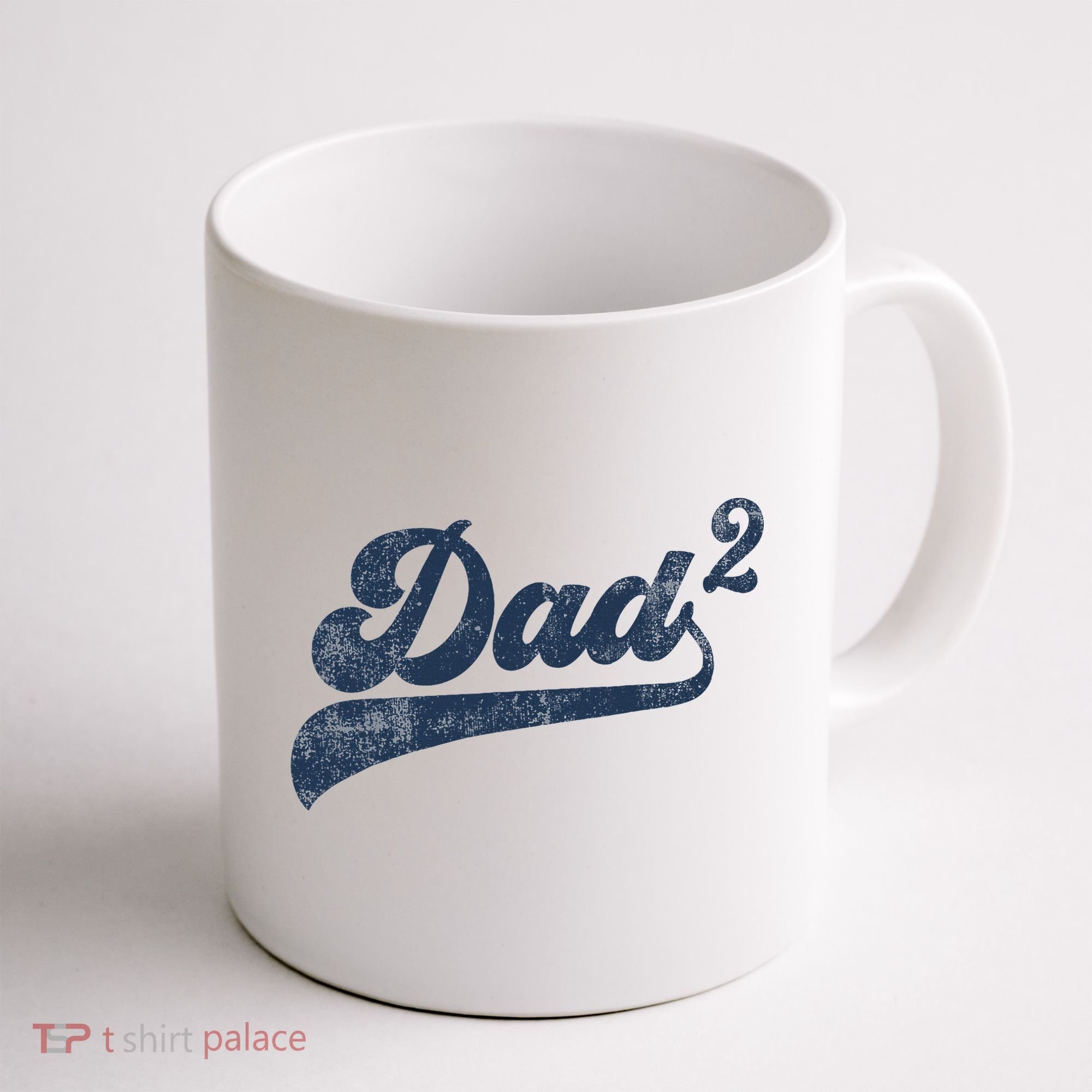 Dad2 Dad Squared Gifts Father Of Two Daddy 2 Second Time Dad Coffee Mug